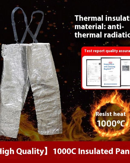 Fireproof Insulation Clothing 500°C 1000°C High Temperature Protective Workwear Anti-scald Fireproof Clothing Aramid Aluminum Foil Heat-resistant