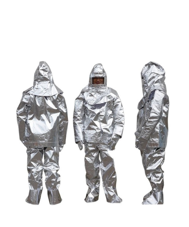 Fireproof Insulation Clothing Fireproof Suit Aluminum Foil Suit 1000 Degrees Heat Insulation Suit High Temperature Insulation Workwear Anti-High Temperature