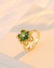 J0052 Emerald Spinning Ring