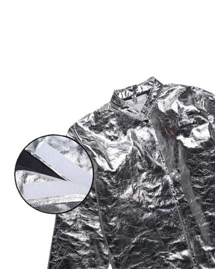 Fireproof Insulation Clothing 500°C 1000°C High Temperature Protective Workwear Anti-scald Fireproof Clothing Aramid Aluminum Foil Heat-resistant