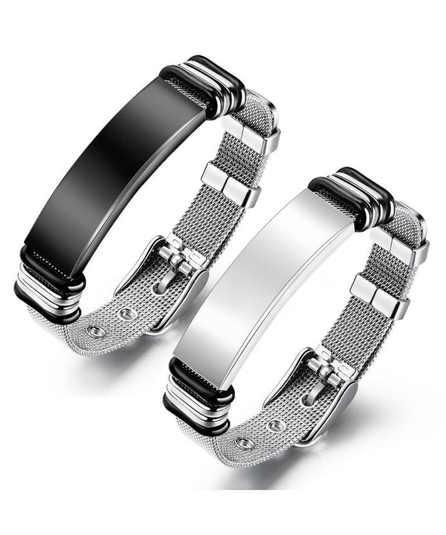 couple bracelet commemorative gift Valentine's Day present Female Male Anniversary Auspicious Birthday Daily Engagement Fabric Plastic Metal Coating Couples Bracelet - The Eternal Chain A couple's bracelets