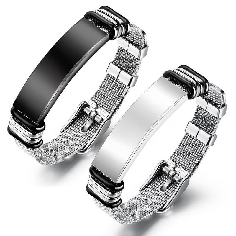 couple bracelet commemorative gift Valentine's Day present Female Male Anniversary Auspicious Birthday Daily Engagement Fabric Plastic Metal Coating Couples Bracelet - The Eternal Chain A couple's bracelets