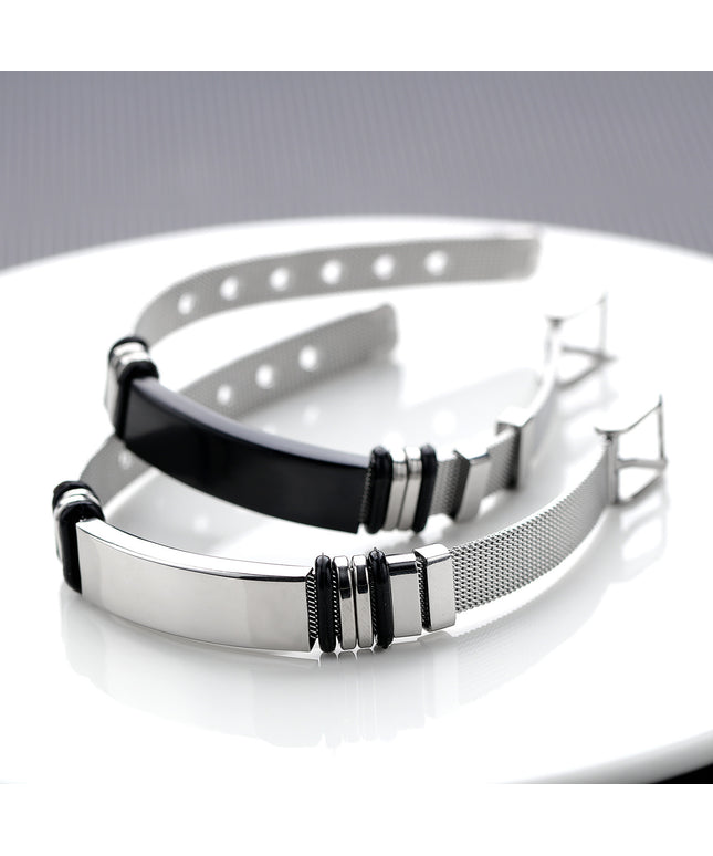 couple bracelet commemorative gift Valentine's Day present Female Male Anniversary Auspicious Birthday Daily Engagement Fabric Plastic Metal Coating Couples Bracelet - The Eternal Chain A couple's bracelets