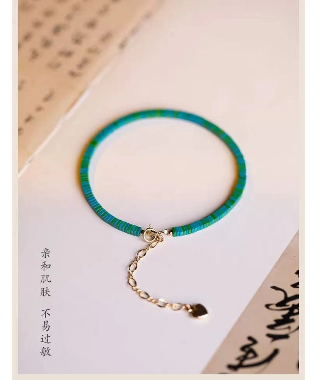 Natural freshwater pearl baroque ins style French retro high-grade non-fading bracelet