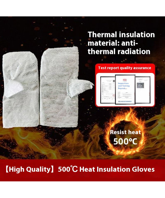 Fireproof Insulation Clothing 500°C 1000°C High Temperature Protective Workwear Anti-scald Fireproof Clothing Aramid Aluminum Foil Heat-resistant