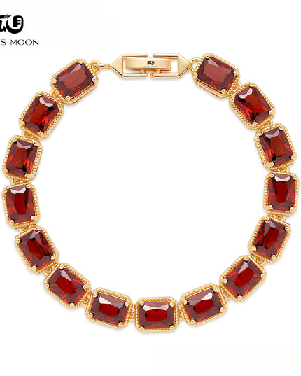 Glossmoon European and American Luxurious Evening Bracelet Jewelry AAA Grade Zircon Inlaid Bracelet Elegant Bracelet Fashion High-end