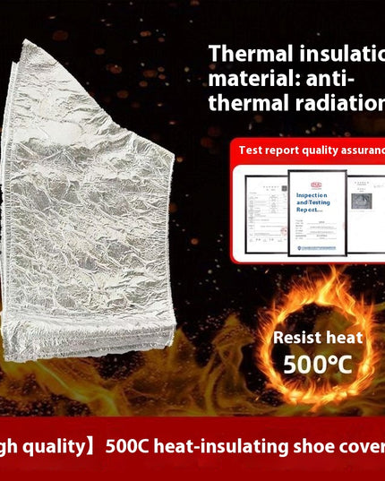Fireproof Insulation Clothing 500°C 1000°C High Temperature Protective Workwear Anti-scald Fireproof Clothing Aramid Aluminum Foil Heat-resistant